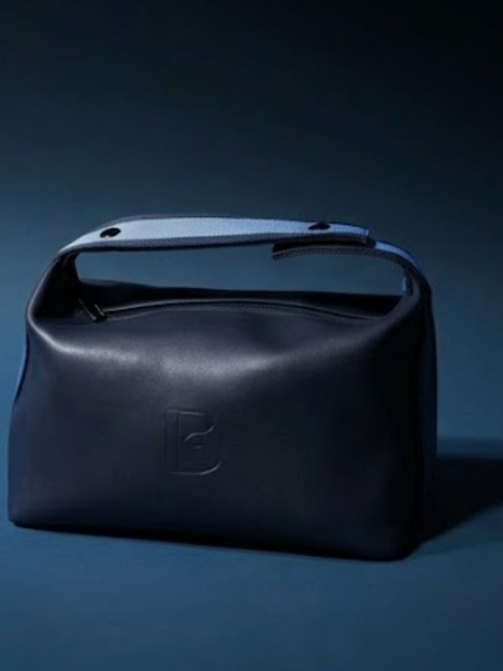 🔥3/$30 NEW Bluemercury Cosmetic Makeup Travel Bag Faux Leather Pouch Brand Swag